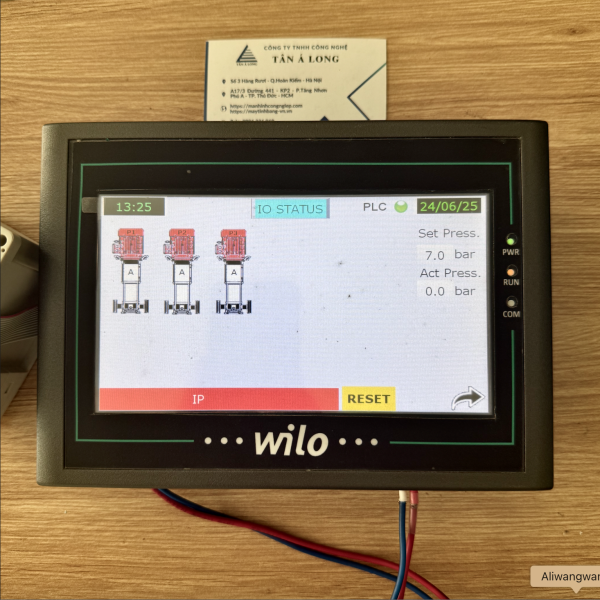 Sửa chữa màn hình điều khiển tích hợp PLC WILO WMP70-1614MDR1