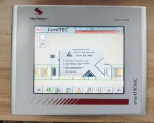 Thay màn hình điều khiển máy dệt Starlinger Power Panel 400